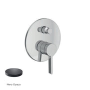 Miscelatore monocomando da incasso per doccia con deviatore RubiFlux serie Tundra - Nero Opaco by CeramicStore | Lo specialista del tuo bagno