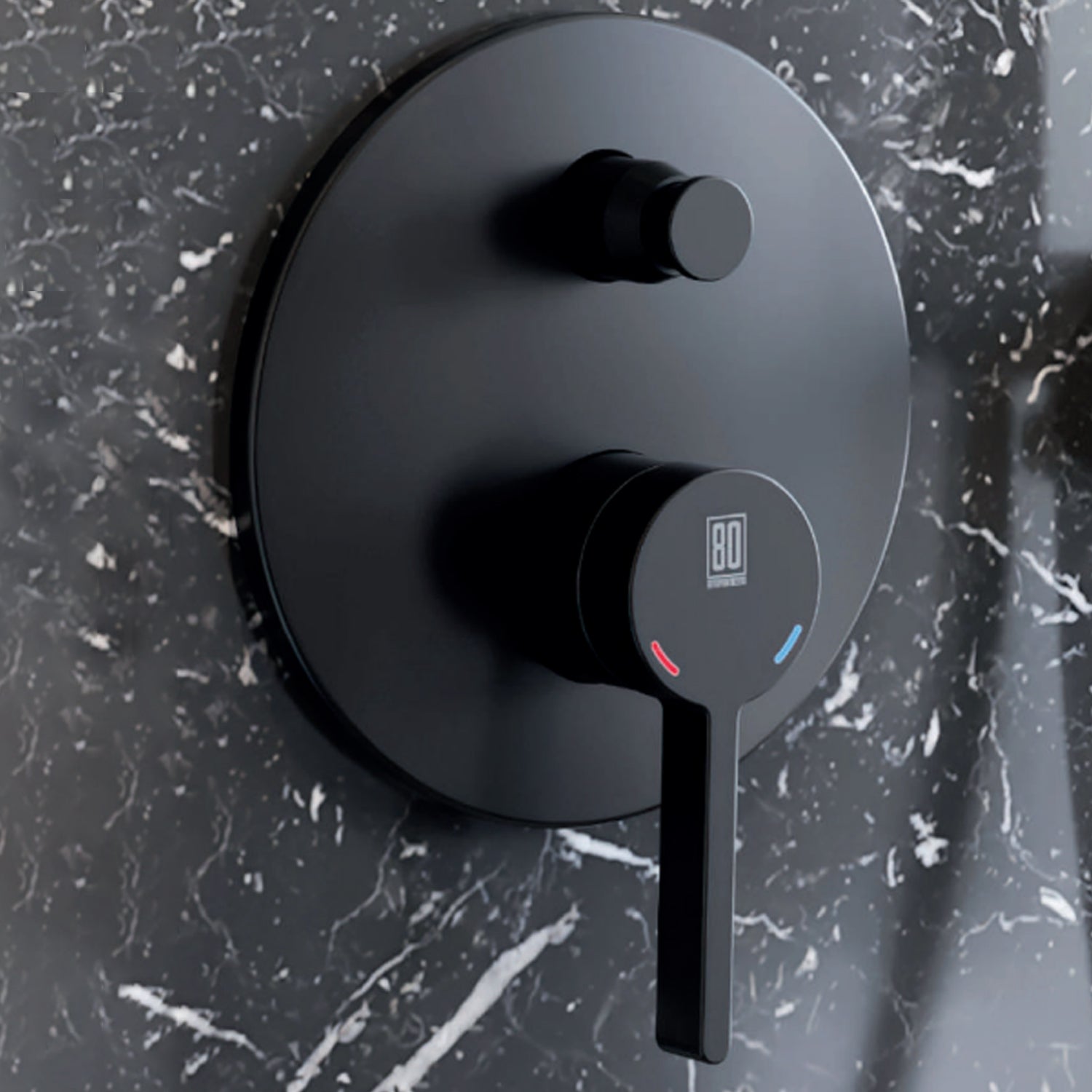 Miscelatore monocomando da incasso per doccia con deviatore RubiFlux serie Tundra - Nickel by CeramicStore | Lo specialista del tuo bagno