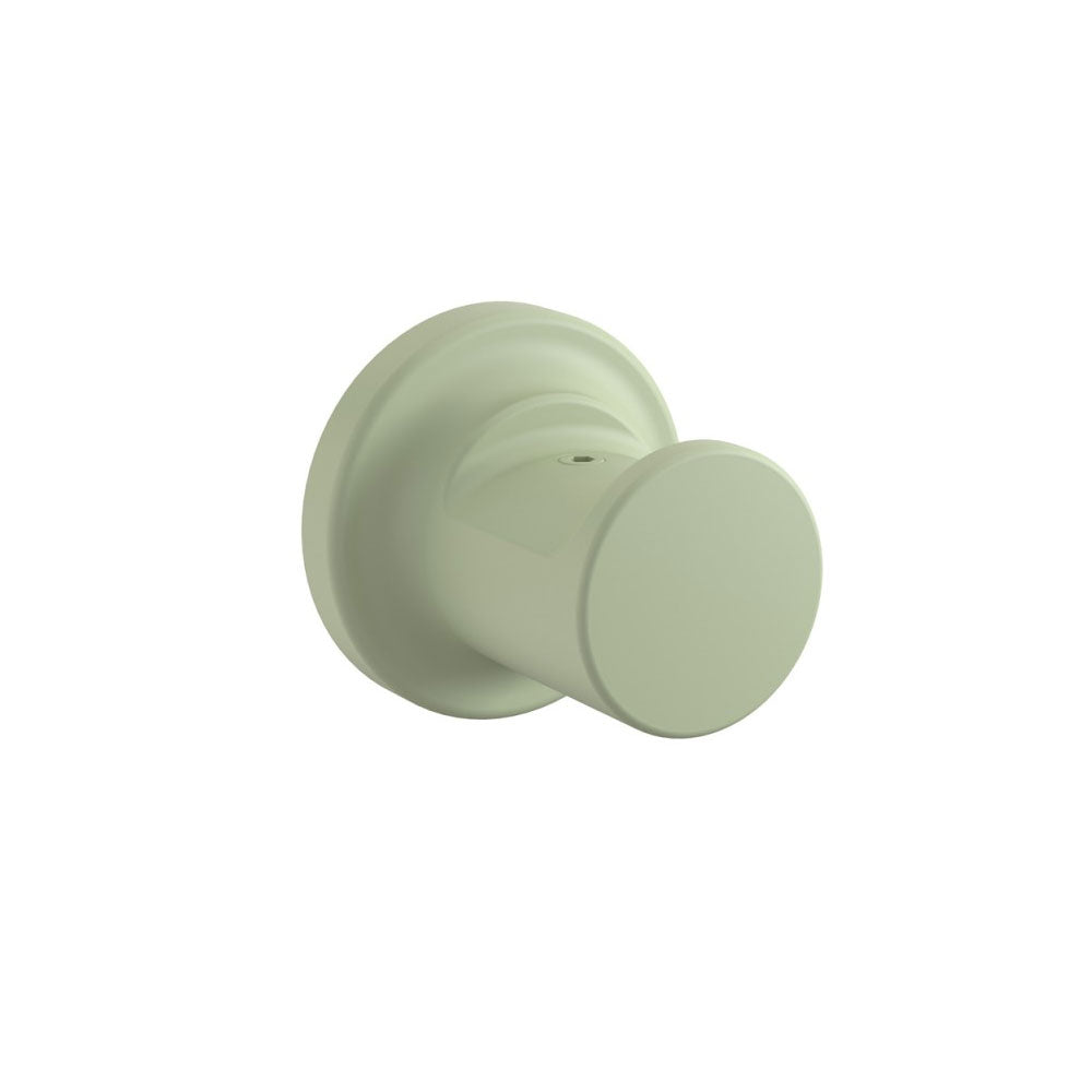 Appendino bagno a muro in ottone della collezione 'Geyser' by Cosmic - Verde salvia by CeramicStore | Lo specialista del tuo bagno