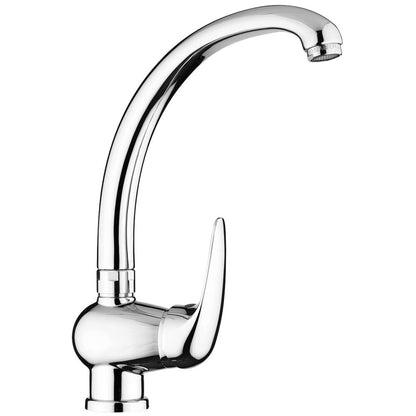 Miscelatore lavello monoforo con canna alta orientabile serie Duemila di Paffoni - Cromato by CeramicStore | Lo specialista del tuo bagno