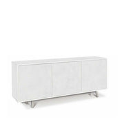 Mobile Madia a 3 Ante Push-Pull finitura Struttura Ossido Bianco / Finitura Frontale Ossido Bianco by Sarmog by CeramicStore | Lo specialista del tuo bagno