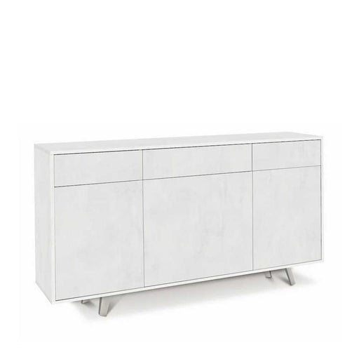 Mobile Madia a 3 Ante e 3 Cassetti Push-Pull finitura Struttura Ossido Bianco / Finitura Frontale Ossido Bianco by Sarmog by CeramicStore | Lo specialista del tuo bagno