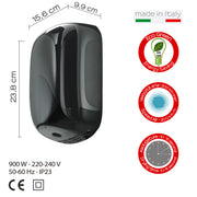 Gedy Eco-Jet Alize - Asciugamano Elettrico Fotocellula by CeramicStore | Lo specialista del tuo bagno
