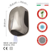 Gedy Asciugamani Elettrico Eco-Jet Alizà - Fotocellula by CeramicStore | Lo specialista del tuo bagno