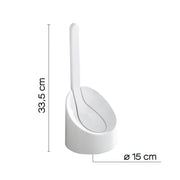 Scopino wc da appoggio modello Cucciolo di Gedy - Bianco by CeramicStore | Lo specialista del tuo bagno