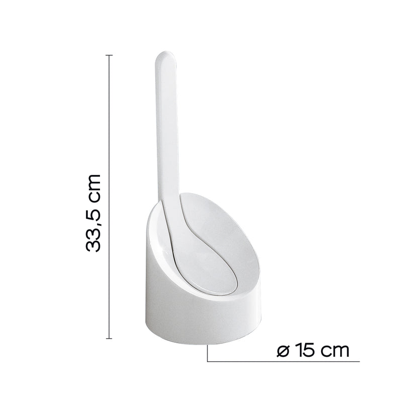 Scopino wc da appoggio modello Cucciolo di Gedy - Bianco by CeramicStore | Lo specialista del tuo bagno