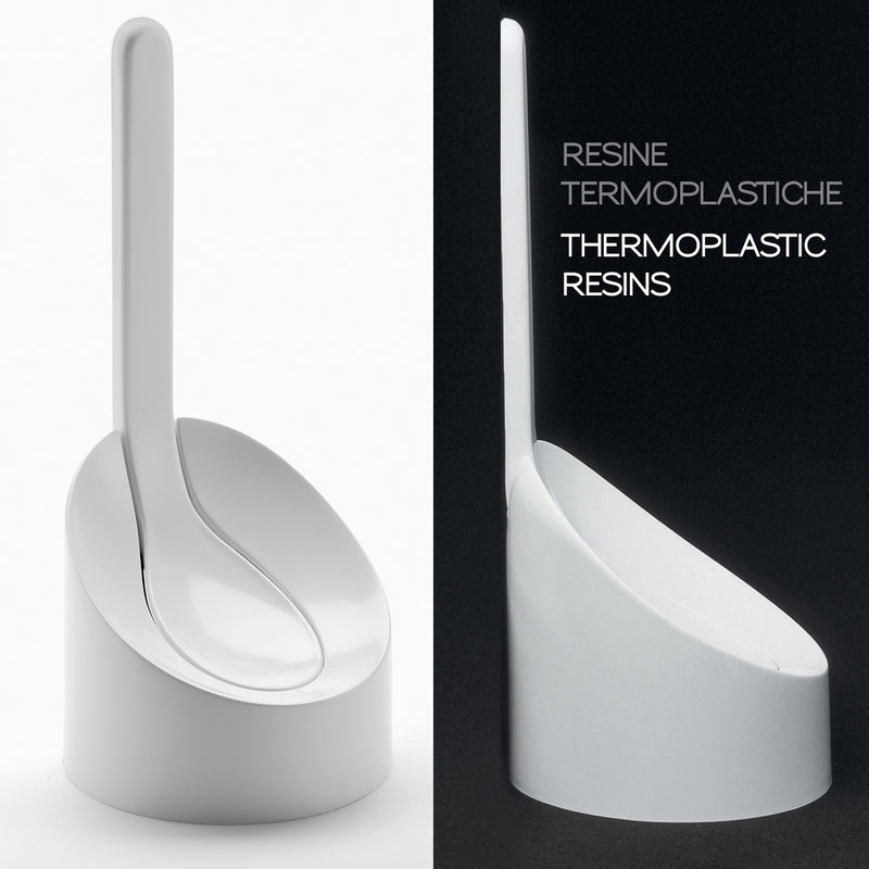 Scopino wc da appoggio modello Cucciolo di Gedy - Bianco by CeramicStore | Lo specialista del tuo bagno