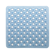 Tappeto antiscivolo doccia 50x50 modello Maim di Gedy - Trasparente azzurro by CeramicStore | Lo specialista del tuo bagno