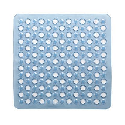 Tappeto antiscivolo doccia 50x50 modello Maim di Gedy - Trasparente azzurro by CeramicStore | Lo specialista del tuo bagno