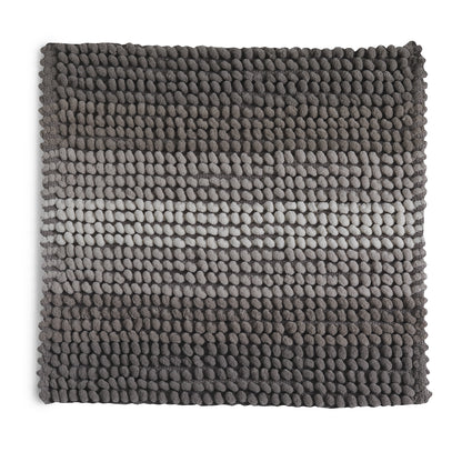 Tappeto 50x50 in cotone e poliestere con fondo antiscivolo Bubble di Gedy - Tortora chiaro by CeramicStore | Lo specialista del tuo bagno