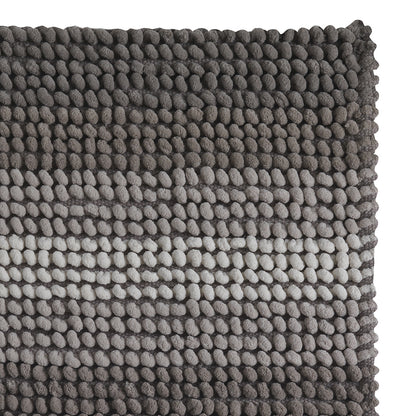 Tappeto 50x50 in cotone e poliestere con fondo antiscivolo Bubble di Gedy - Tortora chiaro by CeramicStore | Lo specialista del tuo bagno