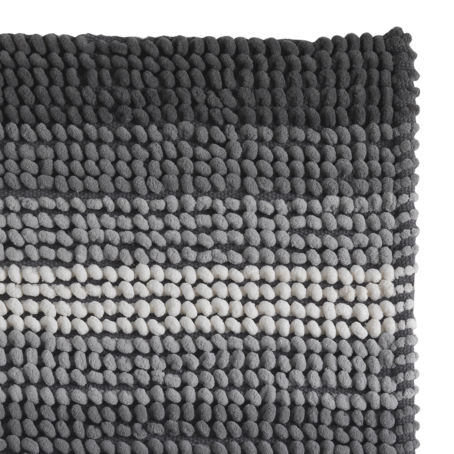 Tappeto 50x80 in cotone e poliestere con fondo antiscivolo Bubble di Gedy - Grigio by CeramicStore | Lo specialista del tuo bagno