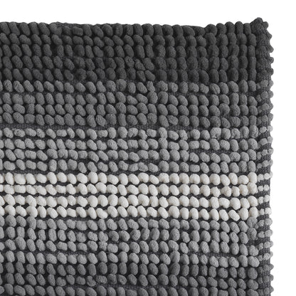 Tappeto 50x80 in cotone e poliestere con fondo antiscivolo Bubble di Gedy - Grigio by CeramicStore | Lo specialista del tuo bagno
