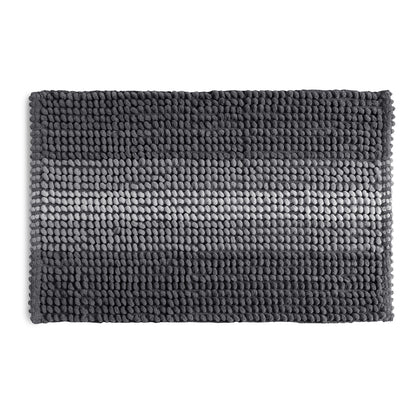 Tappeto 50x80 in cotone e poliestere con fondo antiscivolo Bubble di Gedy - Grigio by CeramicStore | Lo specialista del tuo bagno