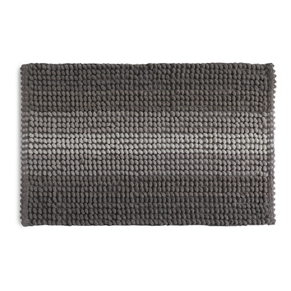 Tappeto 50x80 in cotone e poliestere con fondo antiscivolo Bubble di Gedy - Tortora chiaro by CeramicStore | Lo specialista del tuo bagno