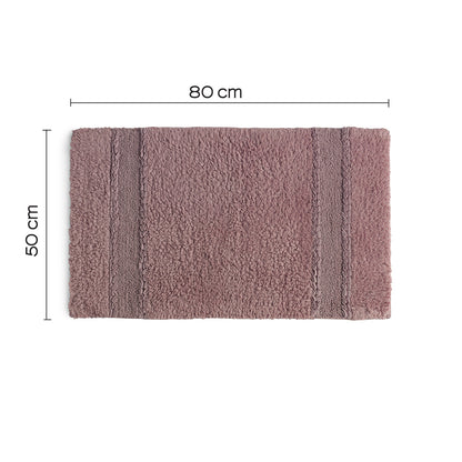 Tappeto in cotone con fondo antiscivolo Miss di Gedy - Rosa by CeramicStore | Lo specialista del tuo bagno