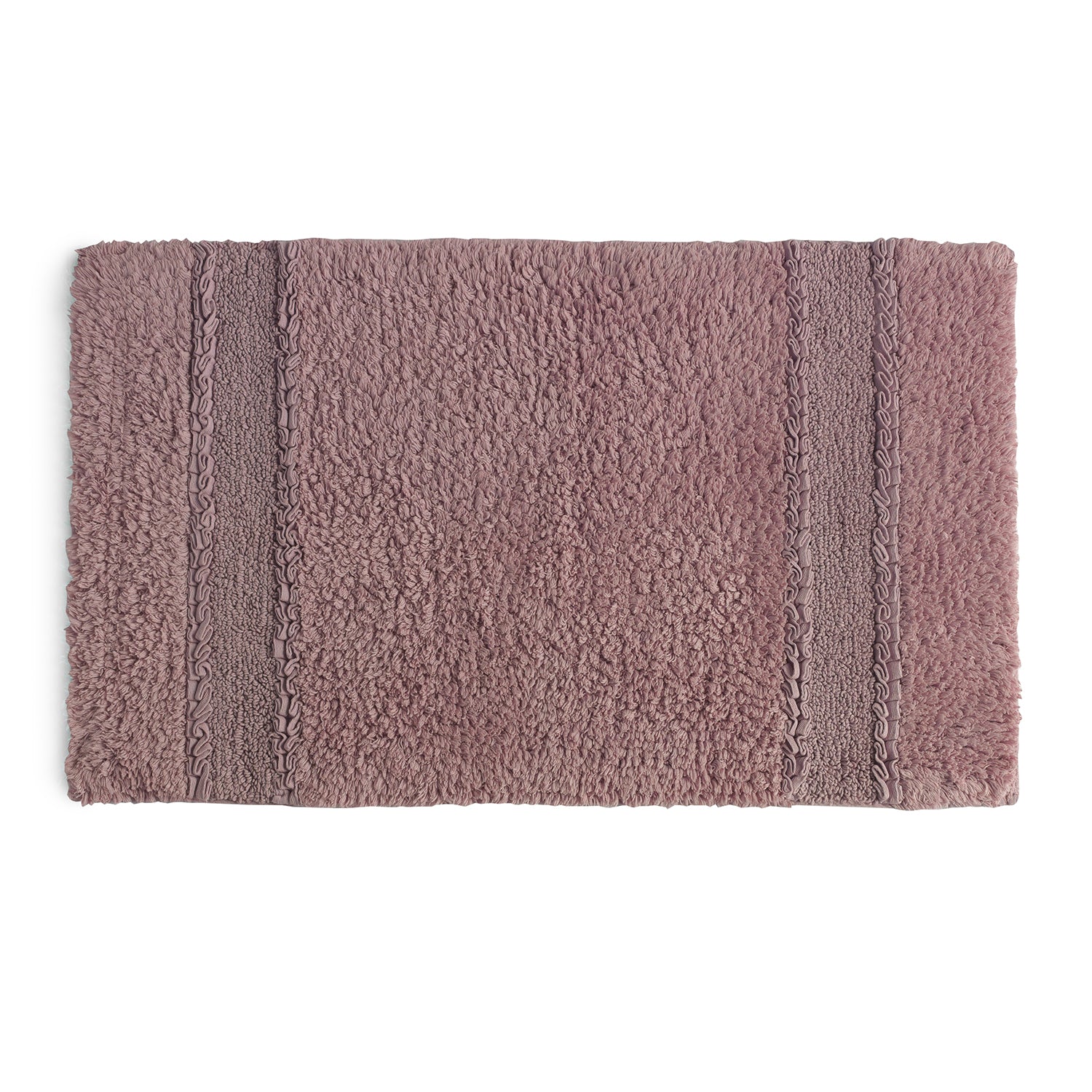 Tappeto in cotone con fondo antiscivolo Miss di Gedy - Rosa by CeramicStore | Lo specialista del tuo bagno