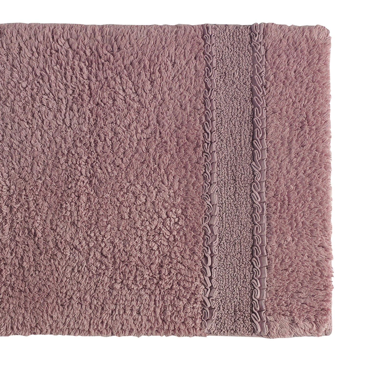 Tappeto in cotone con fondo antiscivolo Miss di Gedy - Rosa by CeramicStore | Lo specialista del tuo bagno