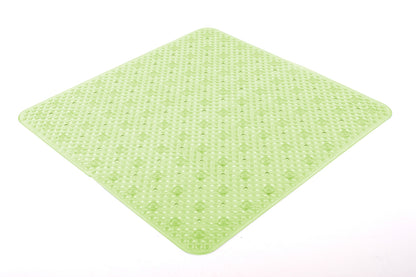 Tappeto antiscivolo doccia 53x53 modello Solid di Gedy - Trasparente verde by CeramicStore | Lo specialista del tuo bagno