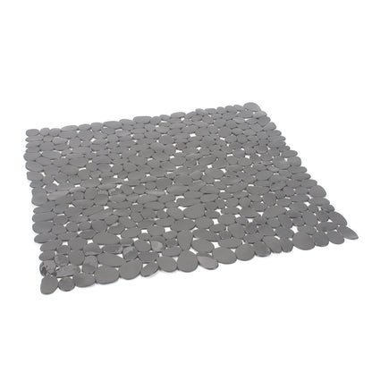 Tappeto antiscivolo doccia 54x54 modello River di Gedy - Grigio by CeramicStore | Lo specialista del tuo bagno