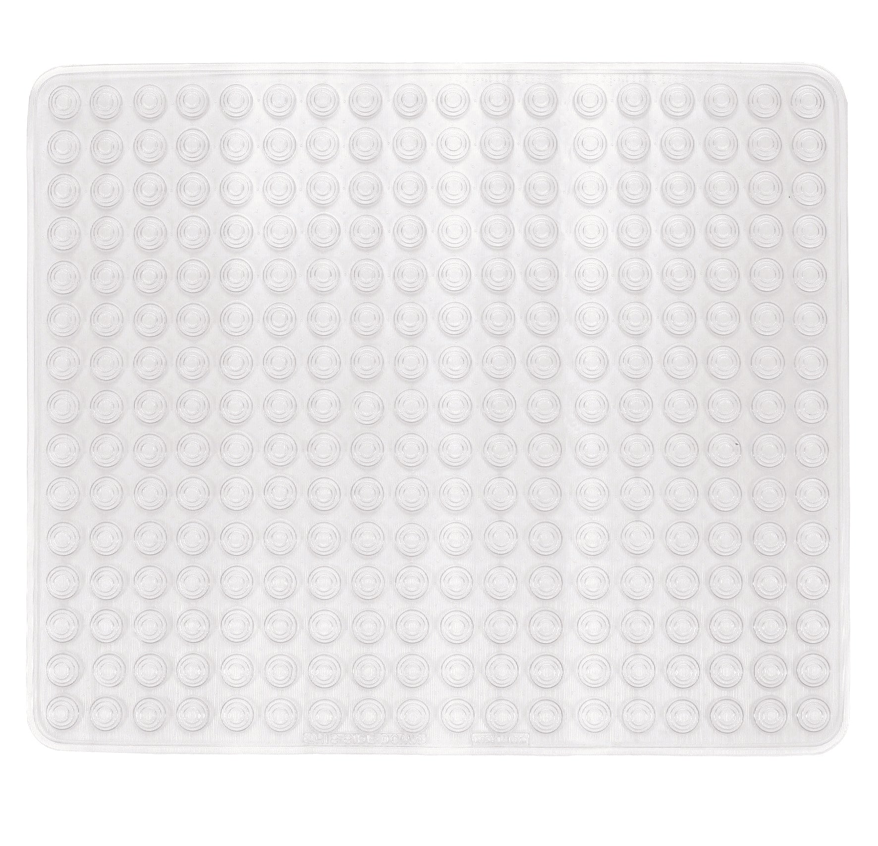 Tappeto antiscivolo doccia quadrato 60x60 cm in PVC plastificato di Gedy - Trasparente by CeramicStore | Lo specialista del tuo bagno