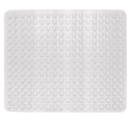 Tappeto antiscivolo doccia 80x60 cm in PVC plastificato di Gedy - Trasparente by CeramicStore | Lo specialista del tuo bagno