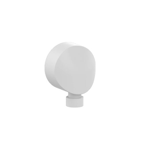 Presa acqua doccia tonda a muro in ottone diam. 54 mm attacco 1/2''M Bianco Opaco by CeramicStore | Lo specialista del tuo bagno