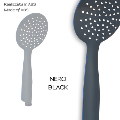Doccetta 1 getto modello Tendence 07 di Gedy - Cromato/Nero by CeramicStore | Lo specialista del tuo bagno