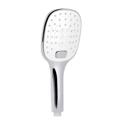Doccetta 3 getti con cambio getti a pulsante modello Tendence 10 di Gedy - Cromato/Bianco by CeramicStore | Lo specialista del tuo bagno
