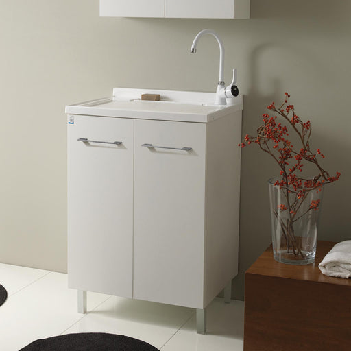 Lavatoio Xilon Lavanderina cm 60x60 colore Bianco opaco by CeramicStore | Lo specialista del tuo bagno