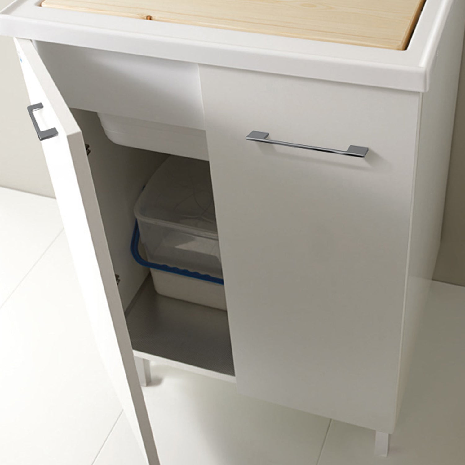 Lavatoio Xilon Lavanderina cm 60x60 colore Bianco opaco by CeramicStore | Lo specialista del tuo bagno