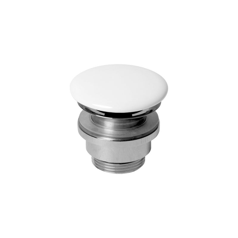 Piletta click clack Ceramica Azzurra con tappo in ceramica - Bianco lucido by CeramicStore | Lo specialista del tuo bagno