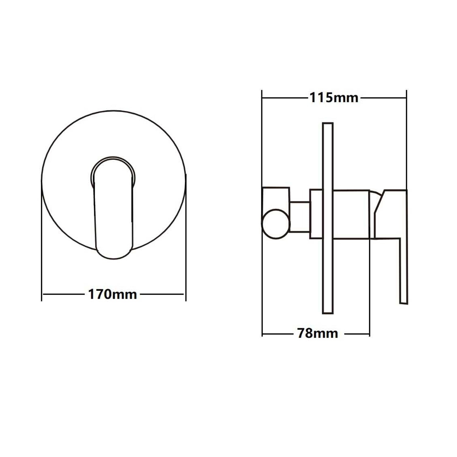 Set miscelatore lavabo, bidet e doccia RubiFlux Idroblue - Cromo by CeramicStore | Lo specialista del tuo bagno