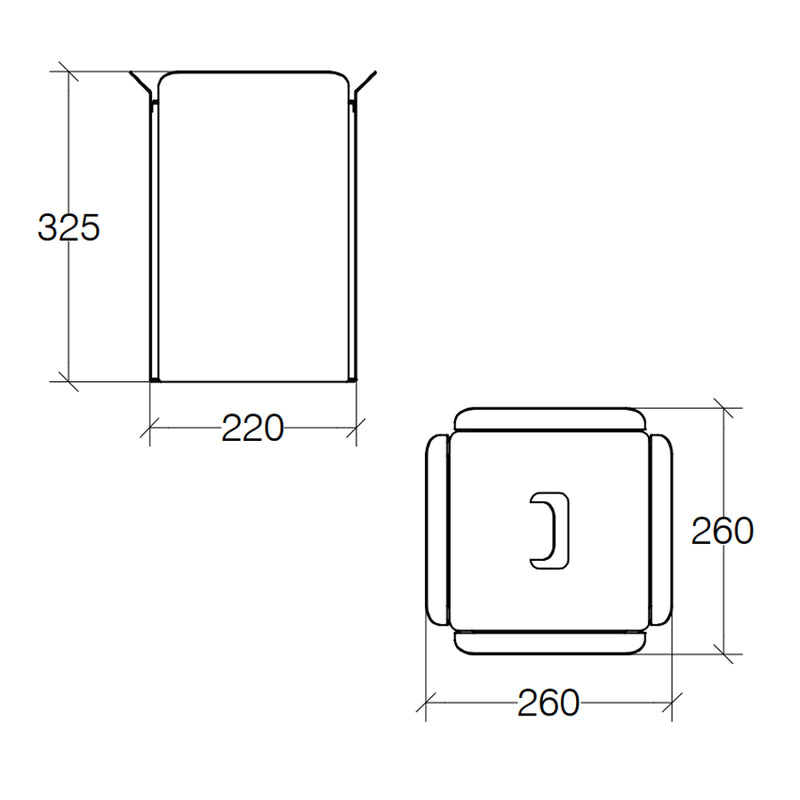 Cestino gettacarta in alluminio verniciato bianco Lineabeta Bandoni by CeramicStore | Lo specialista del tuo bagno