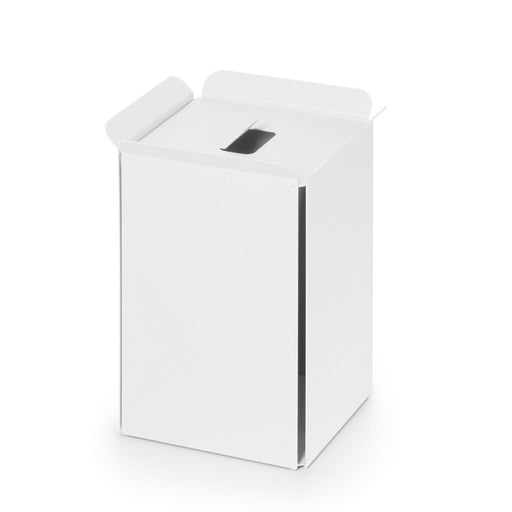 Cestino gettacarta in alluminio verniciato bianco Lineabeta Bandoni by CeramicStore | Lo specialista del tuo bagno