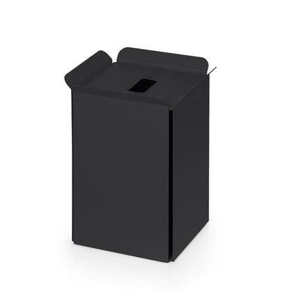 Cestino gettacarta in alluminio verniciato nero Lineabeta Bandoni by CeramicStore | Lo specialista del tuo bagno
