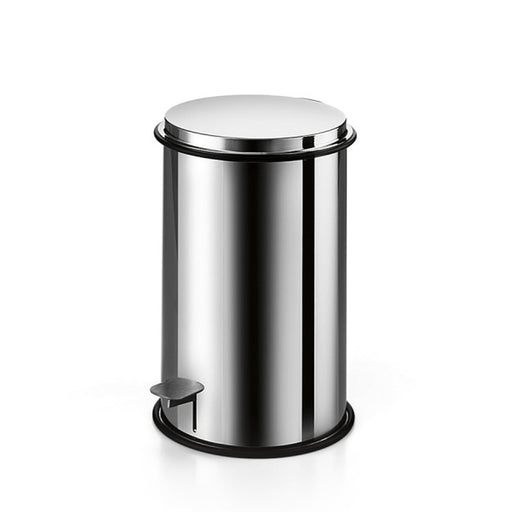 Cesto portarifiuti in acciaio inox lucido con secchiello e apertura a pedale capienza 5Lt Lineabeta Sestei by CeramicStore | Lo specialista del tuo bagno