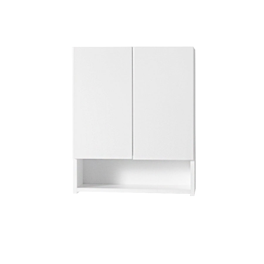 Pensile a due ante con ripiano a giorno e due ripiani interni Xilon Eko col. bianco opaco cm 58x22x70h by CeramicStore | Lo specialista del tuo bagno