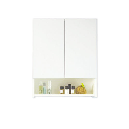 Pensile a due ante con ripiano a giorno e due ripiani interni Xilon Eko col. bianco opaco cm 58x22x70h by CeramicStore | Lo specialista del tuo bagno