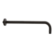 Braccio doccia rotondo diam. 24 modello Lusso L. 350 mm - Nero Opaco by CeramicStore | Lo specialista del tuo bagno