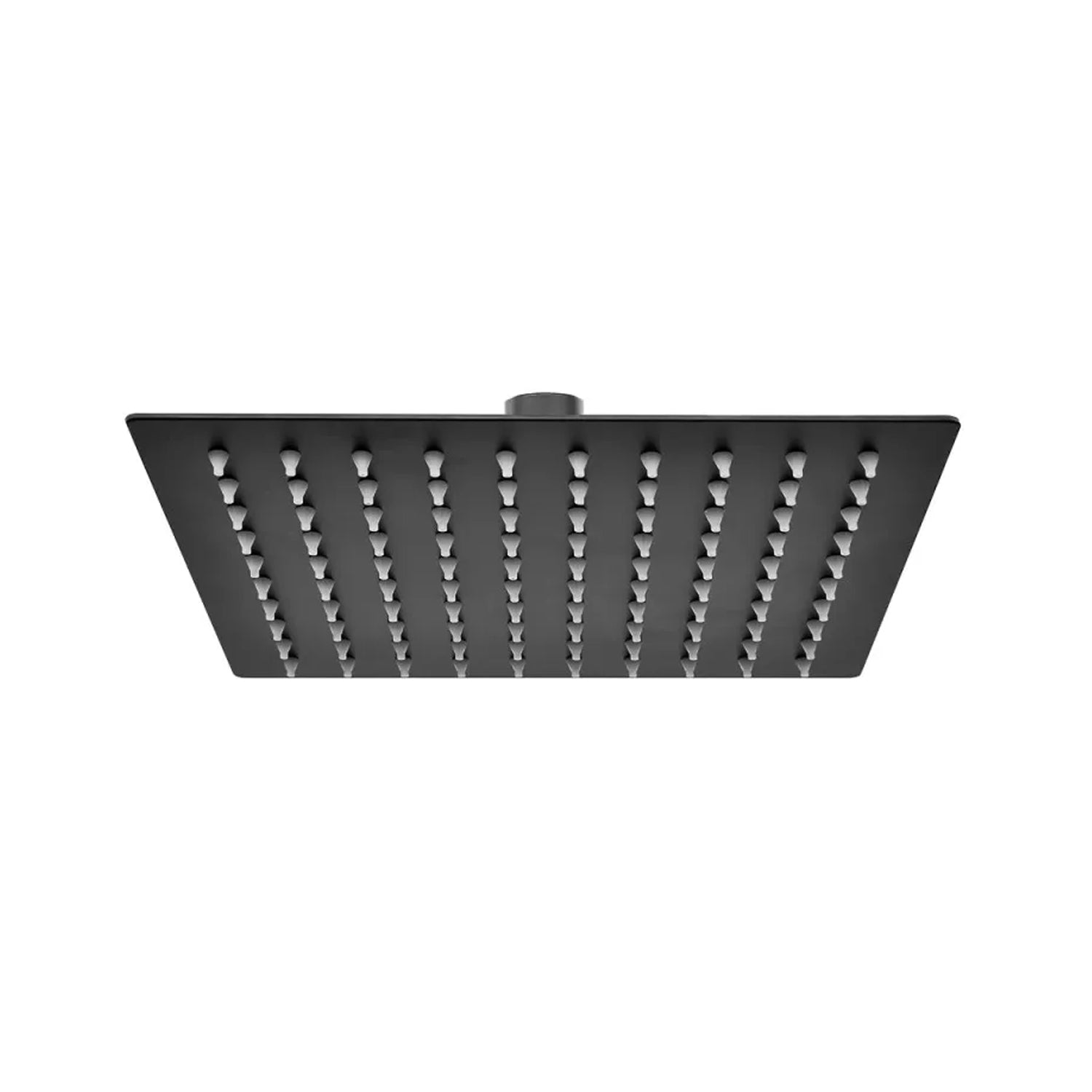 Soffione in Acciaio Inox ultrapiatto quadrato 300x300 - Nero Opaco by CeramicStore | Lo specialista del tuo bagno