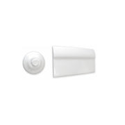 Kit placca con pulsante per cassetta incasso Pucci Rame - Bianco