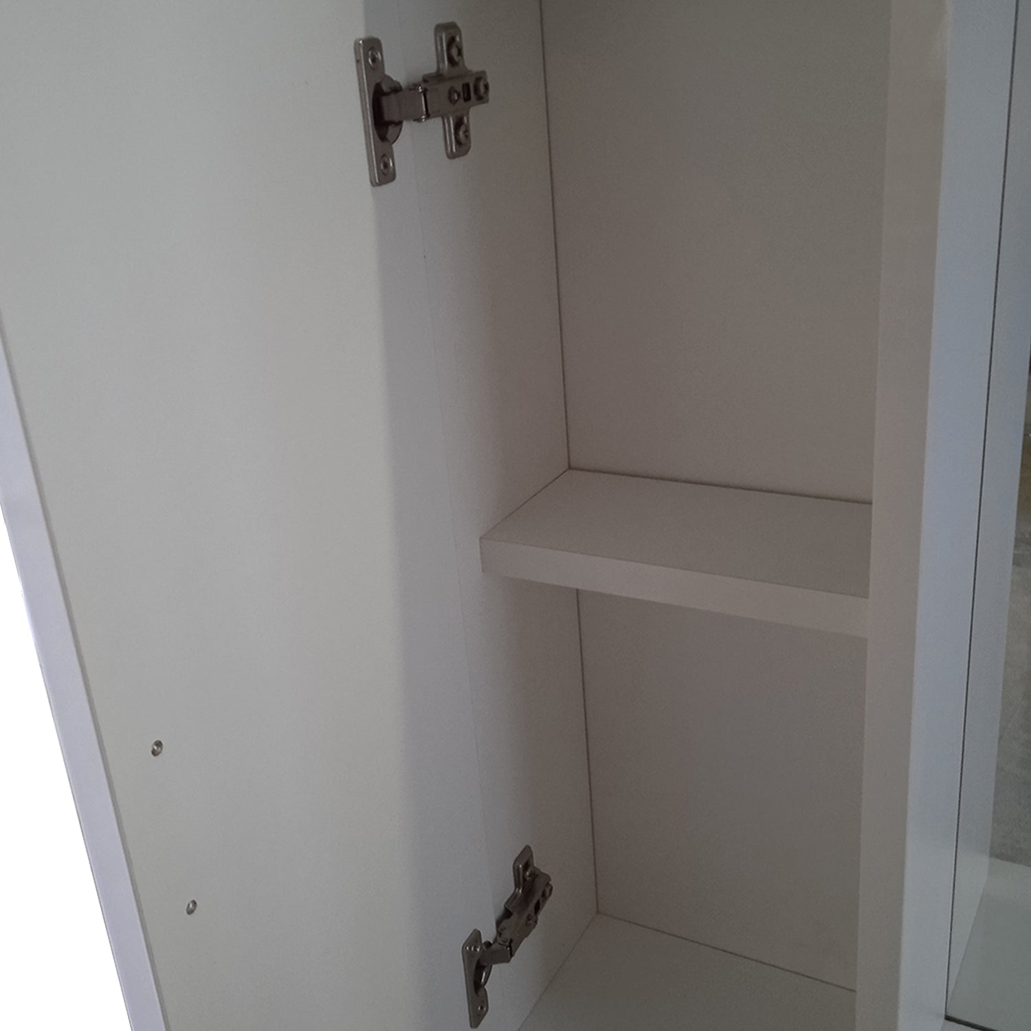 Pensile bagno con specchio e due ante completo di faretto cm 94,5x16x60,5h by CeramicStore | Lo specialista del tuo bagno