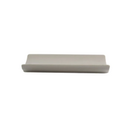 Porta Sapone in ceramica di colore tortora  collezione Athena.