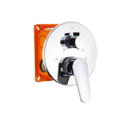 Termostatico doccia incasso tondo 2 vie in ottone con easy box by CeramicStore | Lo specialista del tuo bagno