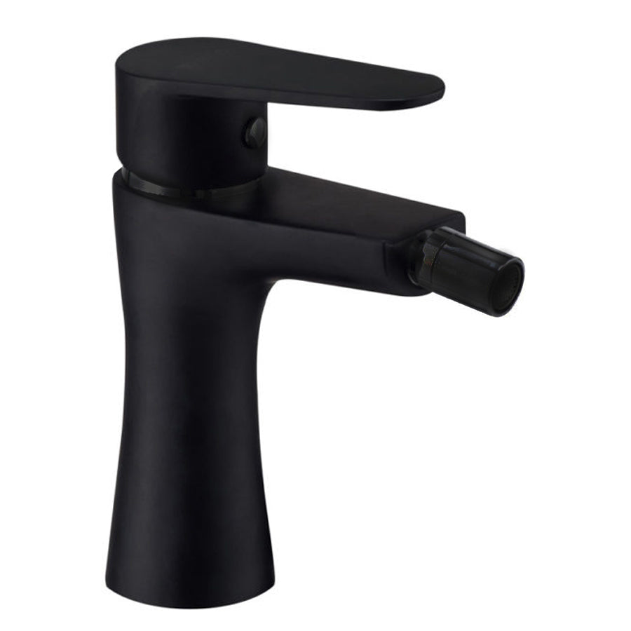 Miscelatore bidet con piletta click clack 1''1/4 Artis collezione Indy nero opaco by CeramicStore | Lo specialista del tuo bagno