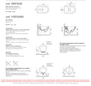 Sanitari Sospesi Ceramica Catalano Sfera 54 Senza Brida Newflush con sedile Soft Close Plus Bianco Satinato