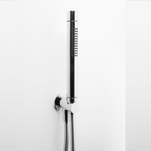 Kit doccia by ARES, con punto acqua tondo e supporto porta doccetta fisso by CeramicStore | Lo specialista del tuo bagno