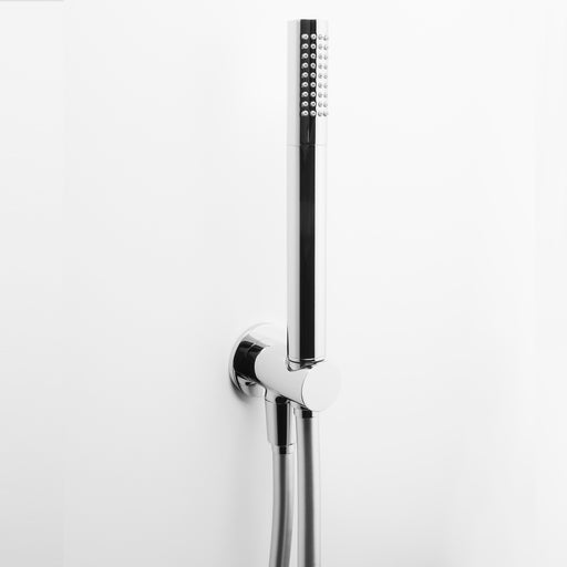 Kit doccia by ARES, con punto acqua tondo antitorsione e supporto porta doccetta by CeramicStore | Lo specialista del tuo bagno