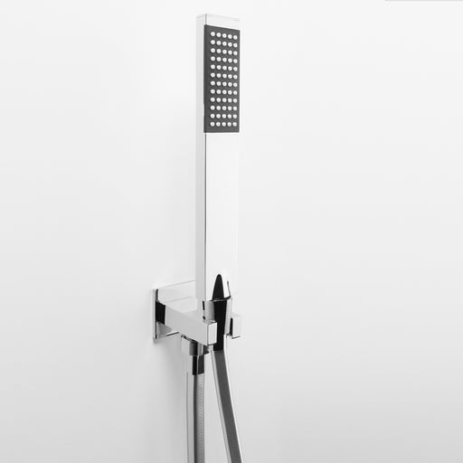 Kit doccia by ARES, con punto acqua rettangolare. Doccetta in ottone modello 'KIM' by CeramicStore | Lo specialista del tuo bagno